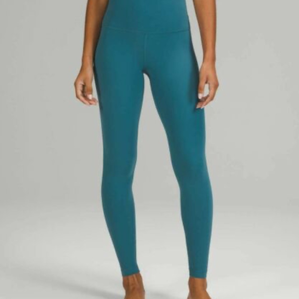 NWT  Lululemon Align High Rise Legging  28" length Capture Blue